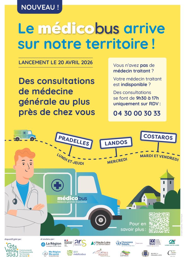 Le médicobus, un cabinet médical mobile.