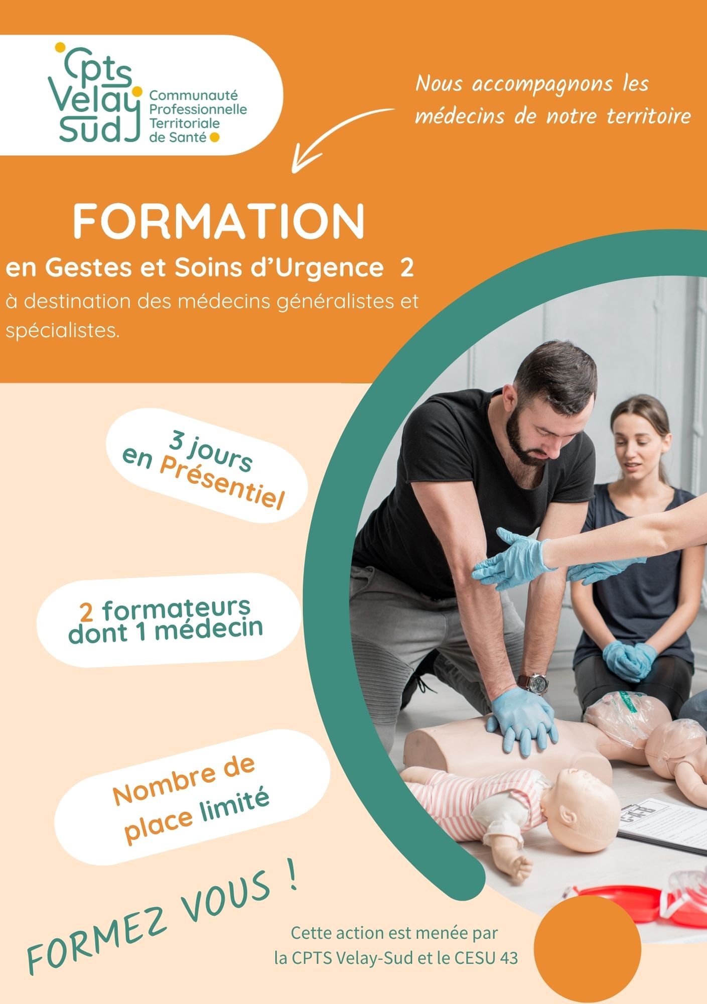 Formation AFGSU à l'attention des MG et MS