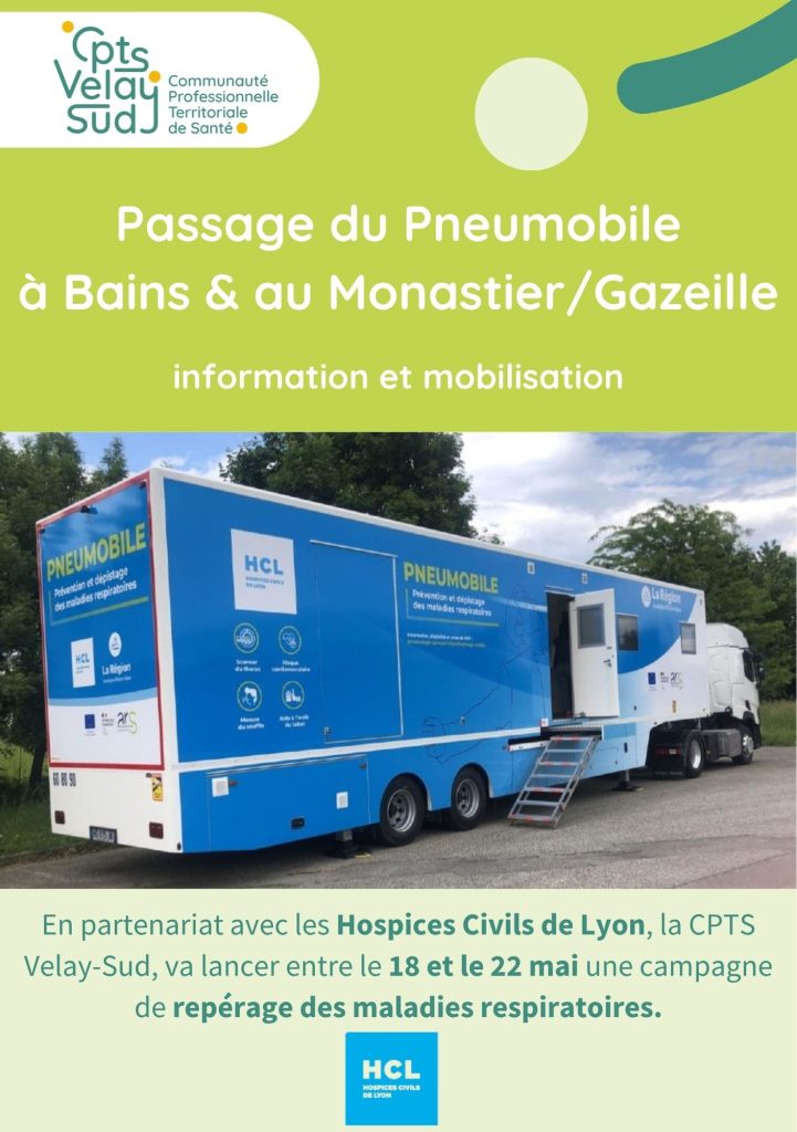 Le Pneumobile arrive en Haute-Loire